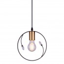 Globo 15346-1 Pendelleuchte Vigo 1x60W | E27 - schwarz