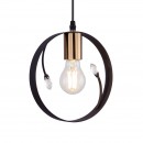 Globo 15346-1 Pendelleuchte Vigo 1x60W | E27 - schwarz