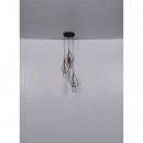 Globo 15353-3H Pendelleuchte Gijon 3x40W | E14 - schwarz