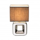 Globo 21603 Tischlampe Kilauea 1x40W | E14 - chrom, grau