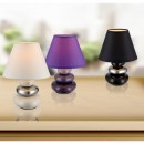Globo 21686 Tischleuchte Travis 1x40W | E14 - chrom, beige