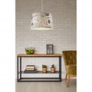 Globo 21692H Pendelleuchte Metalic 1x60W | E27 - creme mit Druck