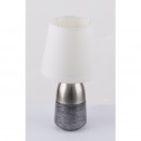 Globo 24135W Tischleuchte Eugen 1x40W | E14 - weiß, grau