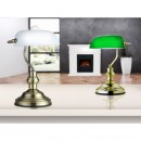 Globo 2491 Tischlampe Antike 1x60W | E27 - Messing, grün