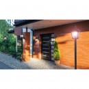 Globo 3128 Gartensäule Atlanta 1x60W | E27 | IP44 - schwarz