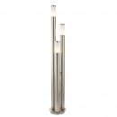 Globo 3159-3 Gartenleuchte Boston 1x60W | E27 | IP44 - Edelstahl, opal