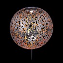 Globo 33744 LED Außen Solarleuchte Solar 1x0,12W | 2700K | IP44 - silber