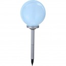 Globo 33793 LED Solarleuchte Solar 4x0,06W | IP44 | RGB - Erdspieß, Farbwechsler, weiß, silber