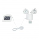 Globo 3723S LED Solar-Außenleuchte mit Bewegungssensor 22x0,06W | 120L | 7500 | IP44 - Solar-Panel, weiß