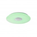 Globo 41329N LED Deckenleuchte Nicole 1x50W | 2600lm | 3000-6000K | RGB - Bluetooth, Lautsprecher, dimmbar, Fernbedienung, weiß opal