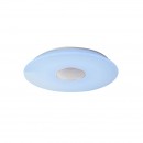 Globo 41329N LED Deckenleuchte Nicole 1x50W | 2600lm | 3000-6000K | RGB - Bluetooth, Lautsprecher, dimmbar, Fernbedienung, weiß opal