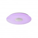 Globo 41329N LED Deckenleuchte Nicole 1x50W | 2600lm | 3000-6000K | RGB - Bluetooth, Lautsprecher, dimmbar, Fernbedienung, weiß opal
