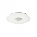 Globo 41329N LED Deckenleuchte Nicole 1x50W | 2600lm | 3000-6000K | RGB - Bluetooth, Lautsprecher, dimmbar, Fernbedienung, weiß opal