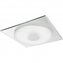 Globo 41334 LED Deckenleuchte Treviso I 1x24W | 2000L | 6000K - dimmbar, Fernbedienung, Farbfixierung, chrom