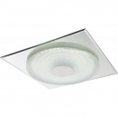 Globo 41334 LED Deckenleuchte Treviso I 1x24W | 2000L | 6000K - dimmbar, Fernbedienung, Farbfixierung, chrom