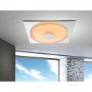 Globo 41334 LED Deckenleuchte Treviso I 1x24W | 2000L | 6000K - dimmbar, Fernbedienung, Farbfixierung, chrom