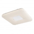 Globo 41343-24 LED Deckenleuchte Findus 1x24W | 100-1600lm | 3000K-6000K - Fernbedienung, dimmbar, Farbfixierung, Gedächtnisfunktion, Glitzereffekt, weiß, opal
