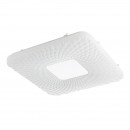 Globo 41343-24 LED Deckenleuchte Findus 1x24W | 100-1600lm | 3000K-6000K - Fernbedienung, dimmbar, Farbfixierung, Gedächtnisfunktion, Glitzereffekt, weiß, opal