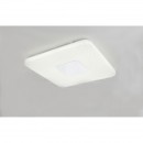 Globo 41343-40 LED Deckenleuchte Findus 1x40W | 150-2300lm | 3000K-6000K - Fernbedienung, dimmbar, Farbfixierung, Gedächtnisfunktion, Glitzereffekt, weiß opal