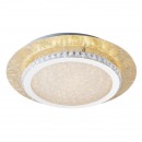 Globo 41908-18 LED Deckenleuchte Tilo 1x18W | 1100L | 3000K - 3-Phasen-dimmbar, gold, weiß