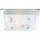 Globo 48092 Deckenleuchte Ballerina I 1x60W | E27 - chrom, satiniertes Glas