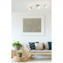 Globo 541010-3 Decken- oder Wand- und Spotleuchte 3x40W | E14 - opal, satiniertes Glas
