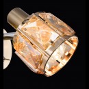 Globo 54358-1 Wandleuchte Mero 1x40W | E14 - Schalter auf dem Körper, golden, amber