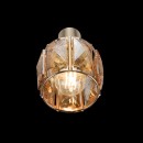 Globo 54358-1 Wandleuchte Mero 1x40W | E14 - Schalter auf dem Körper, golden, amber