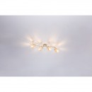 Globo 54358-4 Spotleuchte Deckenleuchte Mero 4x40W | E14 - golden, amber