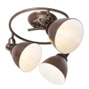 Globo 54647-3 Deckenleuchte Giorgio 3x40W | E14 - Rost