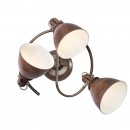 Globo 54647-3 Deckenleuchte Giorgio 3x40W | E14 - Rost