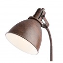 Globo 54647T Tischleuchte Giorgio 1x40W | E14 - flexibler Arm, braun