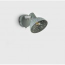 Globo 54653-1 Wandleuchte Fabian 1x25W | E14 - Schalter auf dem Körper, grau