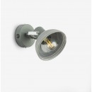 Globo 54658-1 Wandleuchte Daisy 1x40W | E14 - Schalter auf dem Körper, grau
