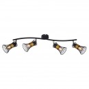 Globo 54814-4 Decken- und Spotleuchte Purra 4x40W | E14