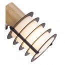 Globo 54816-1 Wandleuchte Ricci 1x40W | E14 - chrom, Holz, schwarz