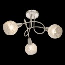 Globo 54987-3 Pendelleuchte California 3x40W | E14 - Nickel, matt