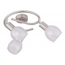 Globo 54988-3 Deckenleuchte Rosso 3x40W | E14 - Nickel matt