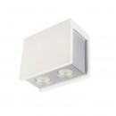 Globo 55010-2D Deckenleuchte Christine 2x25W | GU10 - weiß, chrom