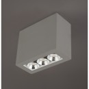 Globo 55010-3A LED Aufbauleuchte Christine 3x6,6W | 440L | 3000K - chrom, weiß