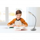 Globo 58244 LED Tischleuchte Shannon 1x5W | 400lm | 3000K - flexibler Arm, Touchdimmer, silber