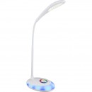 Globo 58264 LED Tischleuchte Minea 1x3W | 230lm | 5000K | RGB- höhenverstellbar, flexibler Arm, Touchdimmer, Farbwechsler, Farbfixierung, weiß
