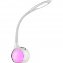 Globo 58278 LED Tischleuchte Tarron 1x5W | 280lm | 5500K | RGB - Touchdimmer, beleuchteter Sockel, Farbfixierung, weiß
