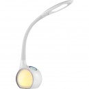 Globo 58278 LED Tischleuchte Tarron 1x5W | 280lm | 5500K | RGB - Touchdimmer, beleuchteter Sockel, Farbfixierung, weiß
