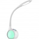 Globo 58278 LED Tischleuchte Tarron 1x5W | 280lm | 5500K | RGB - Touchdimmer, beleuchteter Sockel, Farbfixierung, weiß