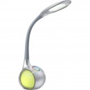 Globo 58279 LED Tischleuchte Tarron 1x5W | 280lm | 5500K | RGB - Touchdimmer, beleuchteter Sockel, Farbfixierung, grau