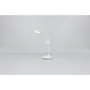 Globo 58347W LED Tischleuchte Stannis 1x3W | 11-164lm | 4000K - flexibler Arm, Ventilator, Touchdimmer, Touch-Schalter, USB, weiß