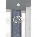 Globo 67823-40H LED Hängeleuchte Deckenleuchte Wave 1x40W | 2000L | 3000K - chrom