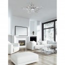 Globo 68546-5 Pendelleuchte Flash 5x40W | E14 - chrom