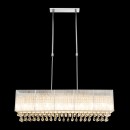Globo 15094H2 Pendelleuchte Sierra 8x3W | G9 LED | 906lm | 3000K - höhenverstellbar, chrom, silber, Kristall